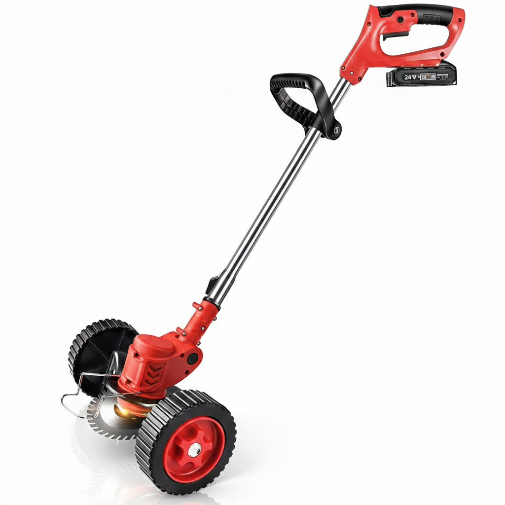 Podadora Inalámbrica de Césped con Ruedas – 3 Cuchillas